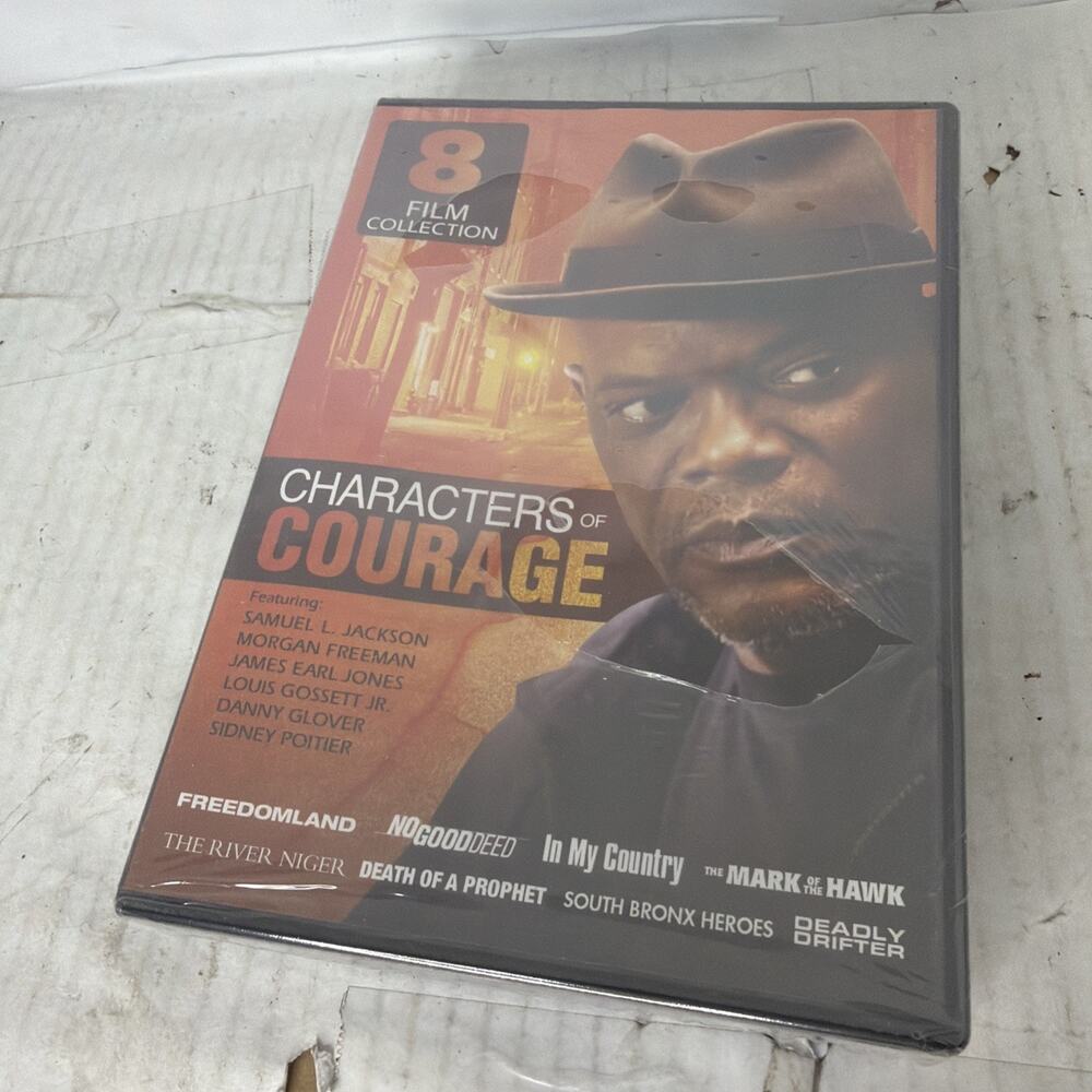 DVD 8 film collection Characters of Courage "The River Niger" Samuel Jackson New